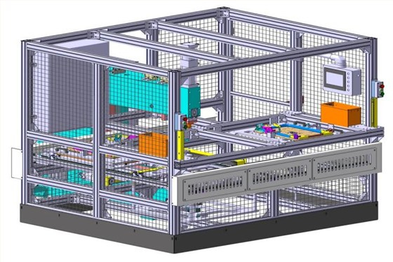 靠背全自动点焊生产线应用-海菲